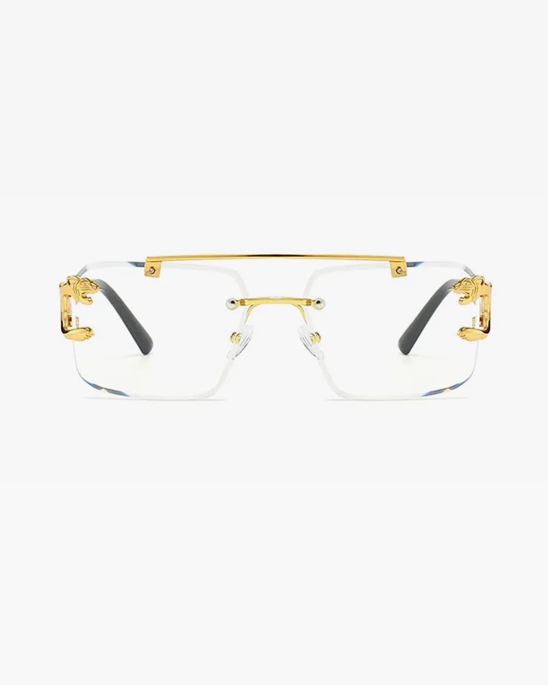 Square Rimless Sunglasses