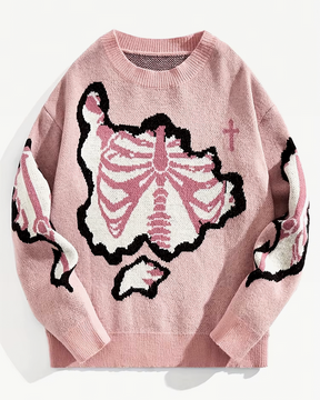 Skeleton Knit Sweater