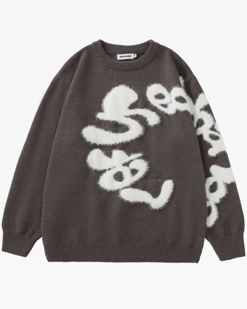 Knit Sweater Streetwear