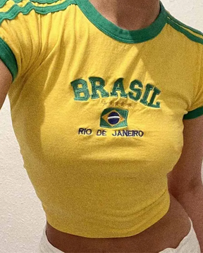 Brasil Crop Top