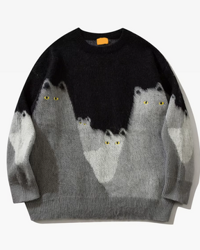 Cat Knit Sweater