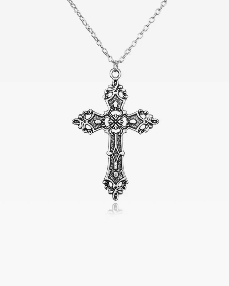 Cross Necklace Y2K