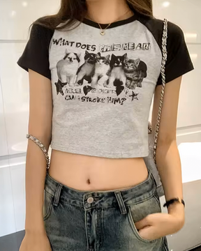 Crop Top Y2K