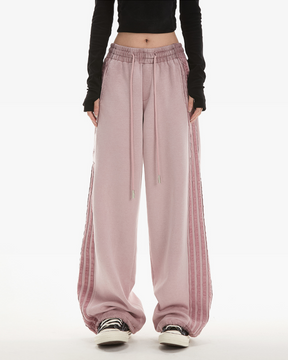 Pink Baggy Sweatpants