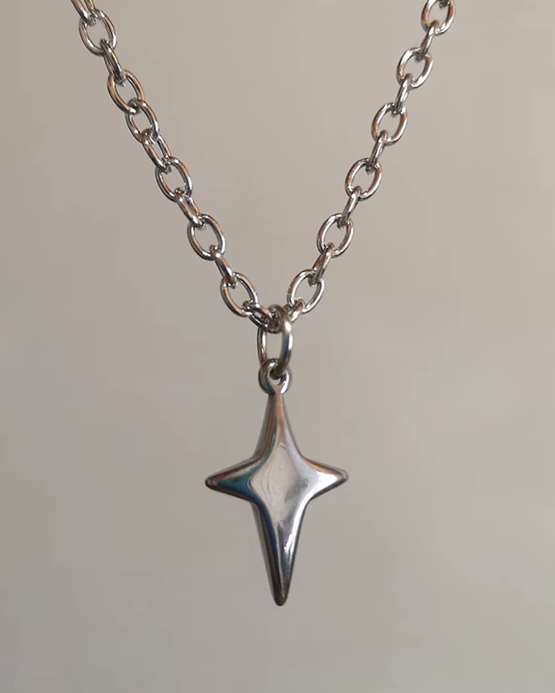 Y2K Style Star Necklace