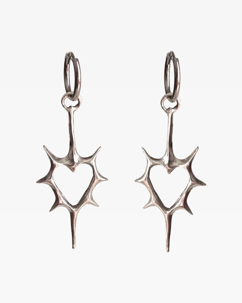 Thorn Heart Earrings