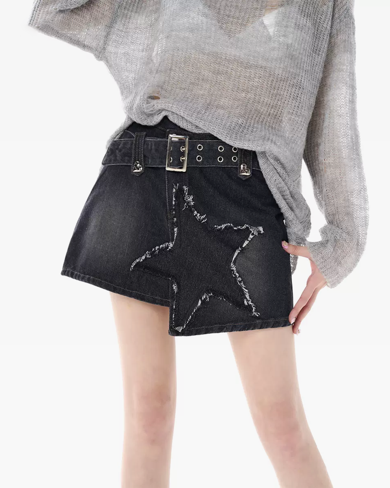 Mini Jean Skirt Y2K