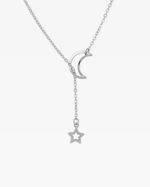 Star And Moon Necklace