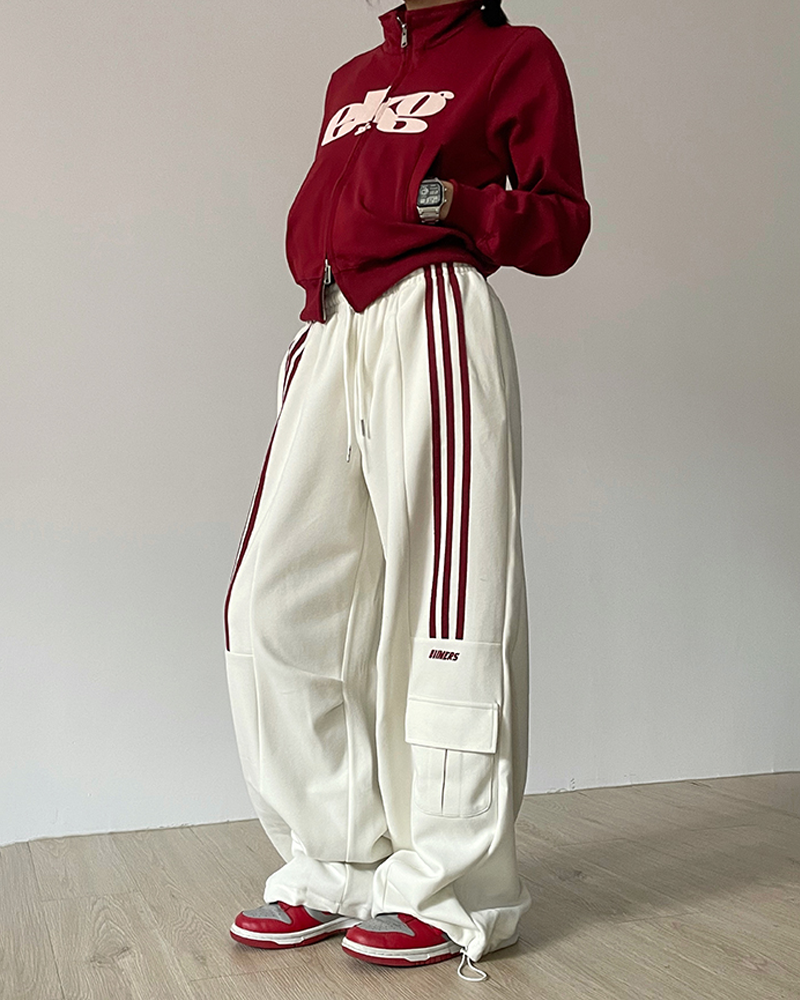 White hot sale baggy sweatpants