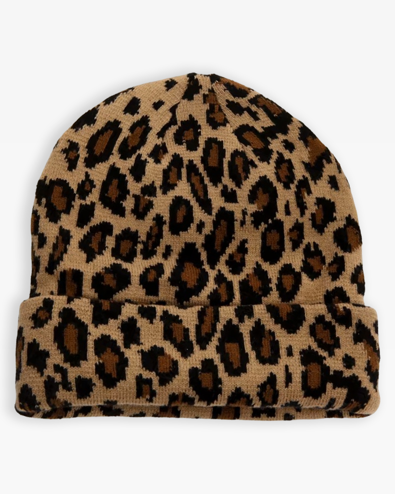 Leopard Print Beanie