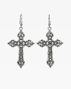 Gothic Cross Earrings