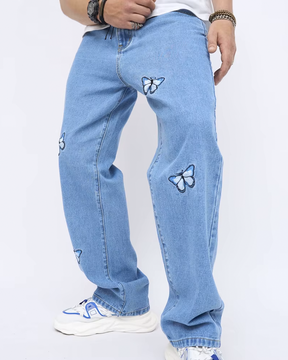 Jeans With Butterflies