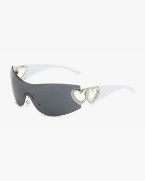 Rimless Heart Sunglasses