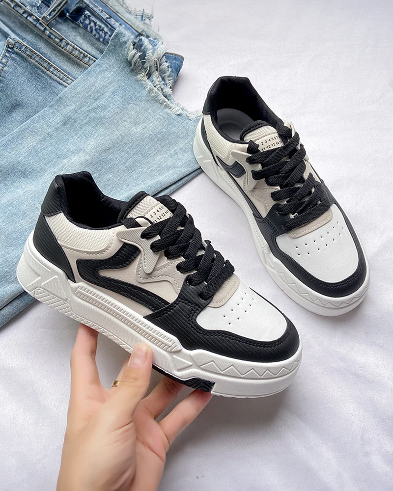 Black And White Sneakers Womens