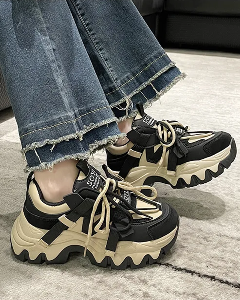 Womens Chunky Sneakers
