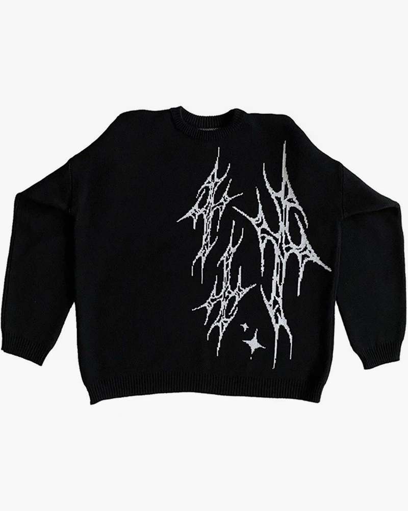 Goth Sweater | Y2K Wave