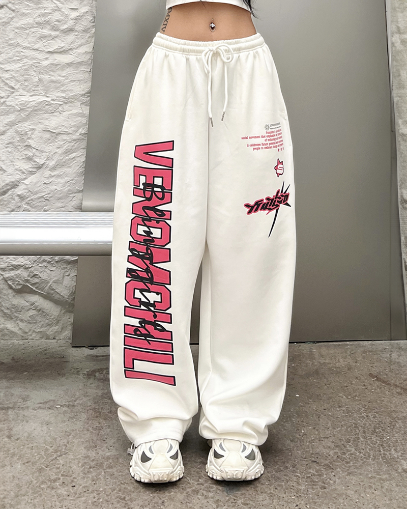 Y2k Cargo Flare Sweatpants Low Rise Striped Y2K Aesthetic Jogger
