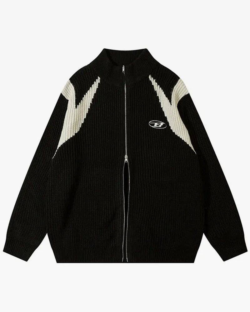 Y2K Zip Through Knit