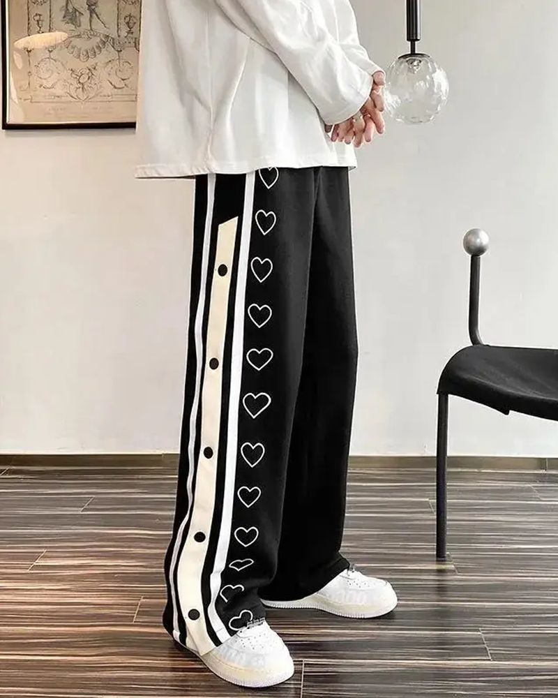Sweatpants With Hearts