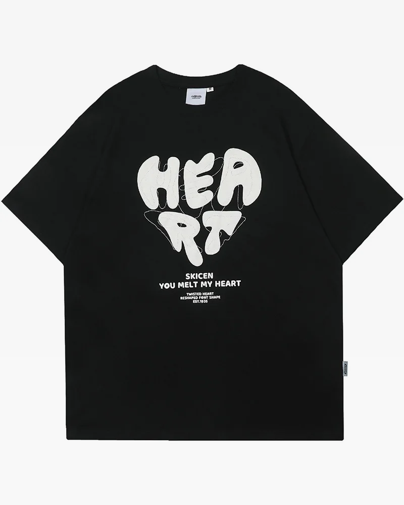 Heart T Shirt | Y2K Wave