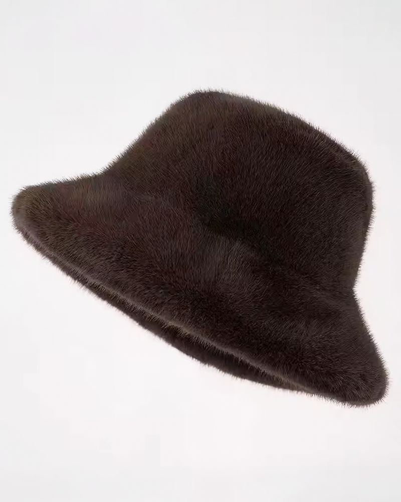 Faux Fur Bucket Hat