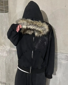 Fur Hood Hoodie