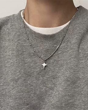 Y2K Star Necklace