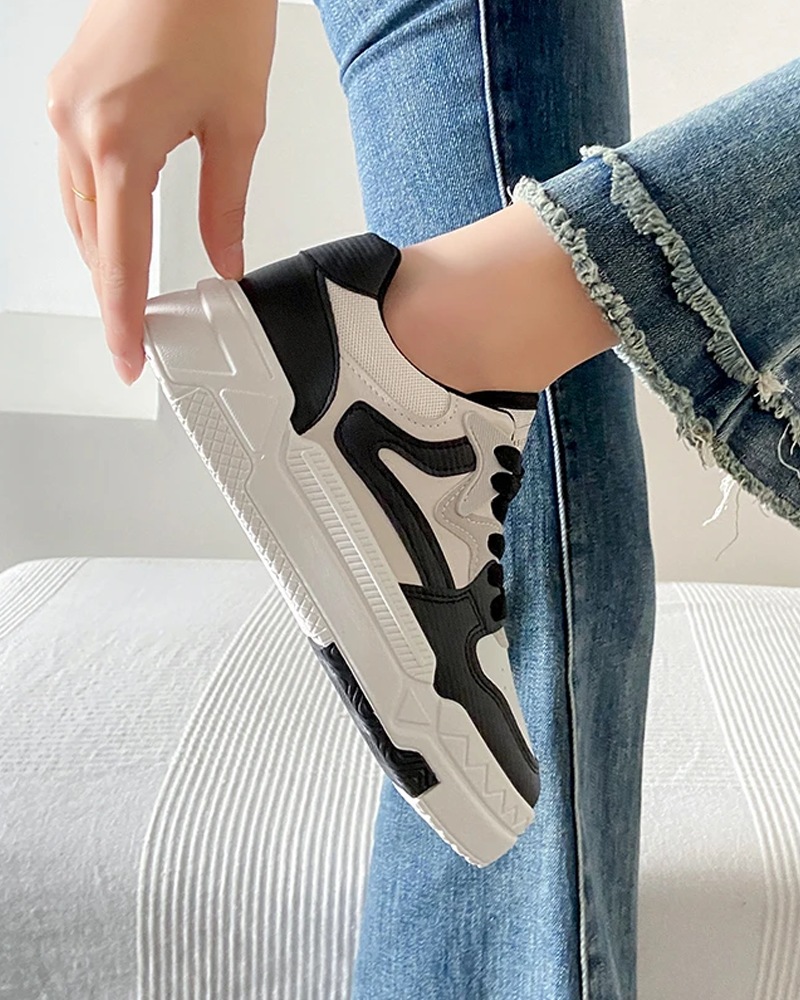 Black And White Sneakers Womens