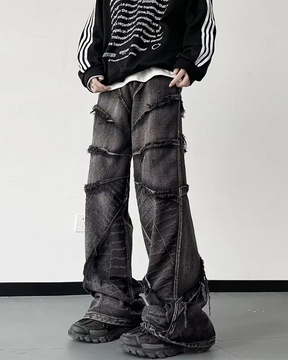 パンツ Fireman Pants Silver CYBER TECH Y2K Y3K Fireman Pants Silver CYBER TECH Y2K Y3K