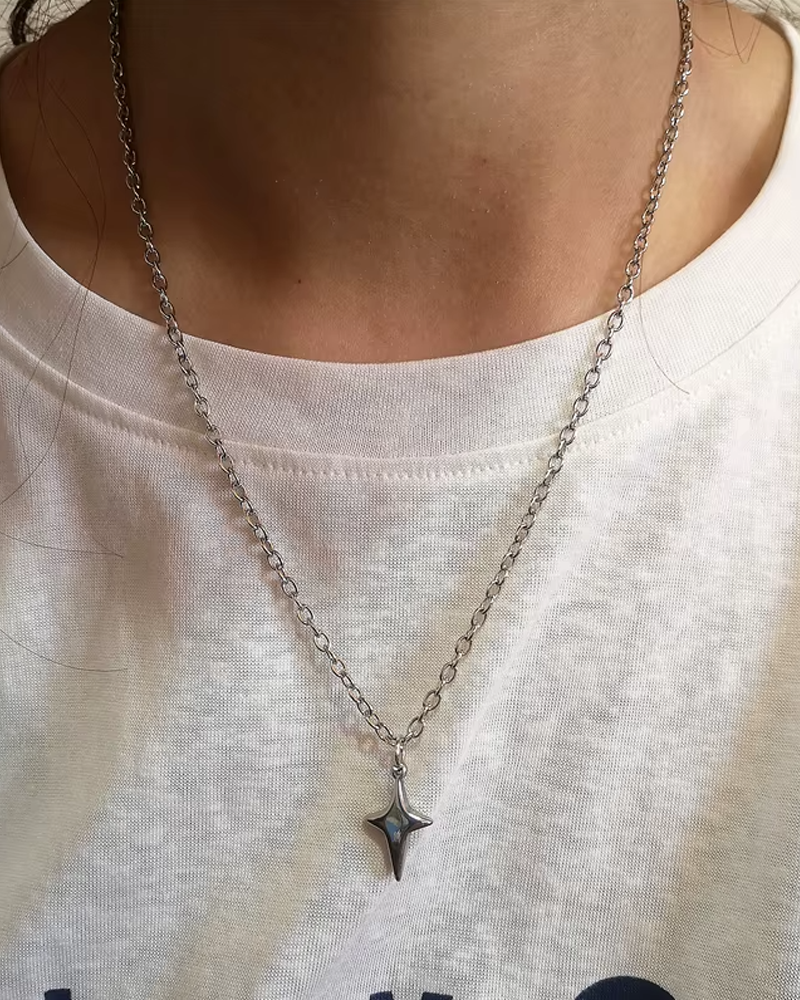 Y2K Style Star Necklace