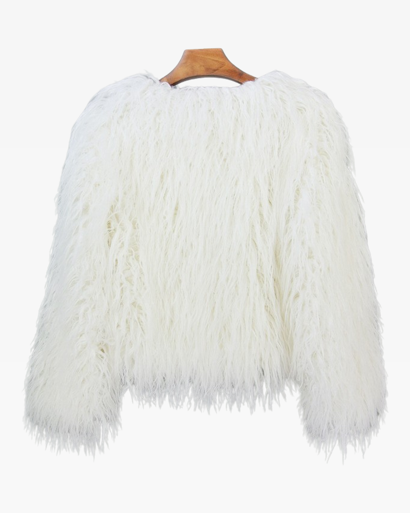 Y2K Faux Fur Jacket