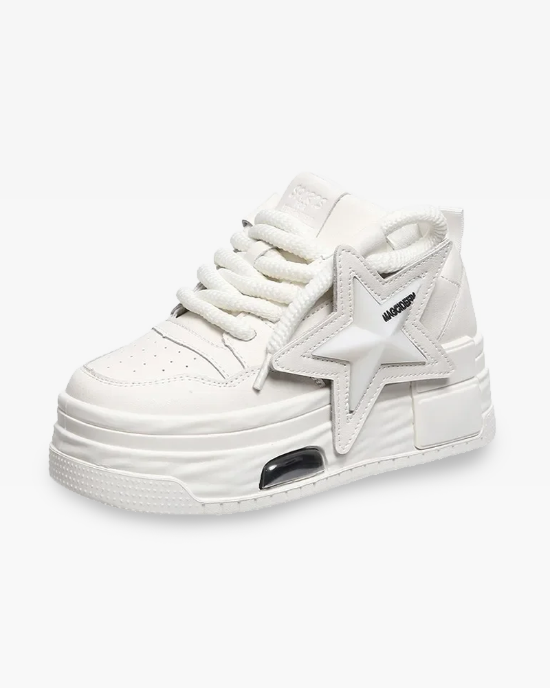 White Shoes With Stars