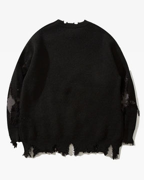 Black Skull Sweater