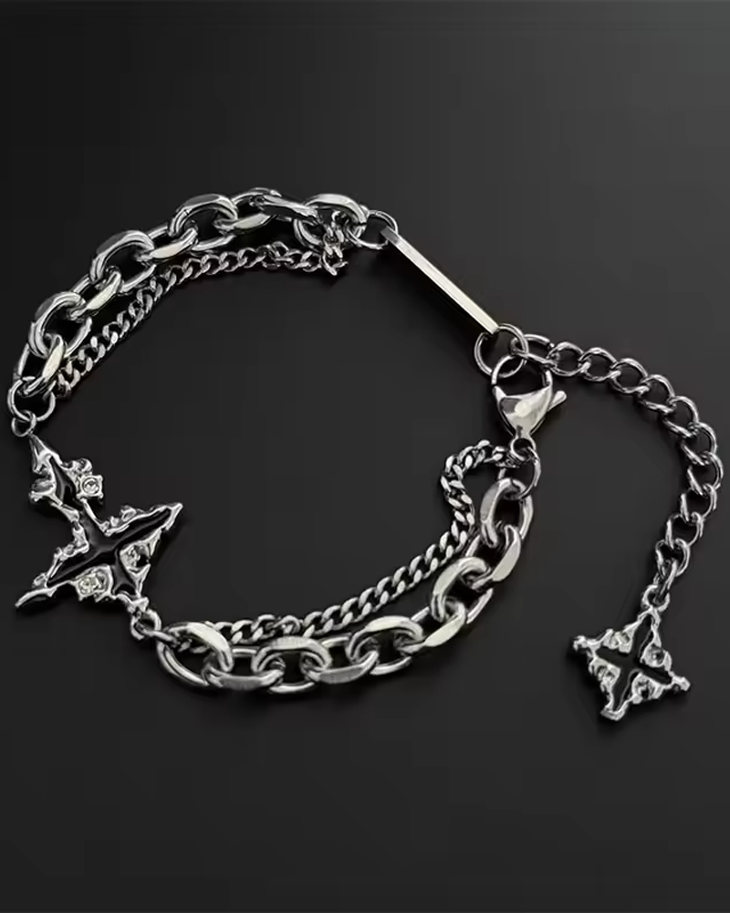 Gothic Cross Bracelet