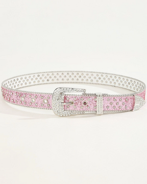 Pink Rhinestone Belt