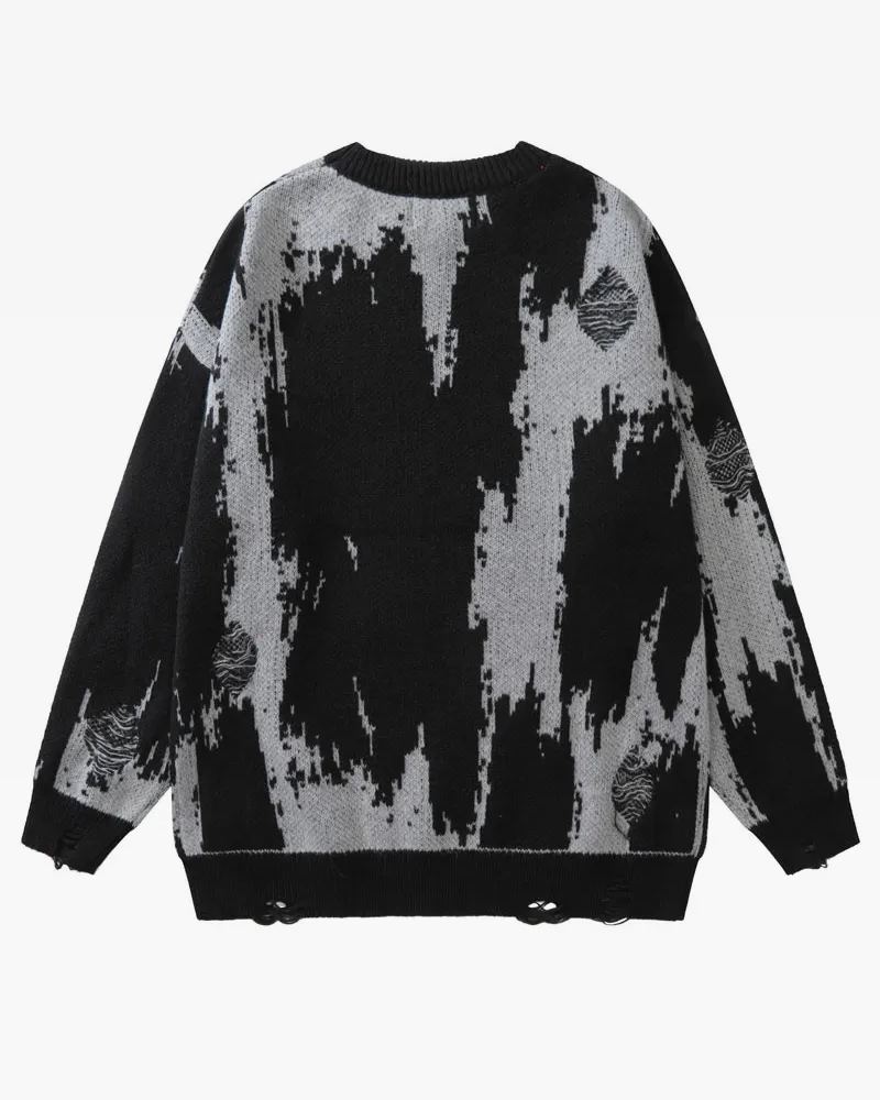 Grunge Knit Sweater | Y2K Wave