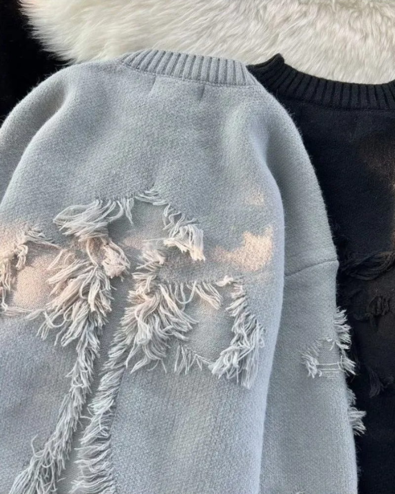 Cross Knit Sweater | Y2K Wave Cross Knit Sweater | Y2K Wave