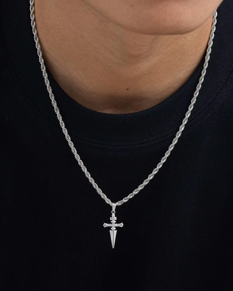 Cross Dagger Necklace