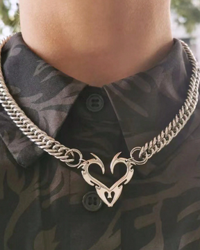 Y2K Heart Necklace