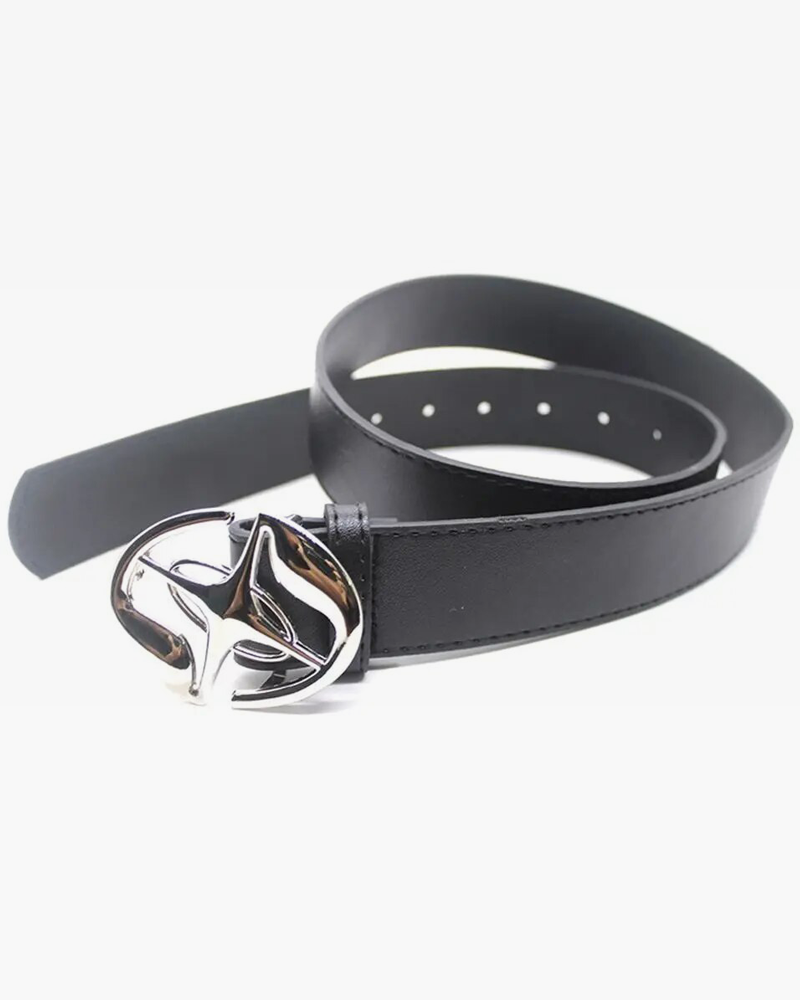 Belt With Star Buckle