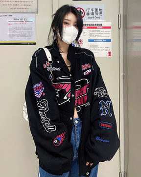 Vintage Racer Jacket | Y2K Wave Vintage Racer Jacket | Y2K Wave