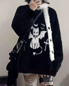 Goth Knitted Sweater
