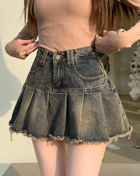 Y2K Denim Mini Skirt