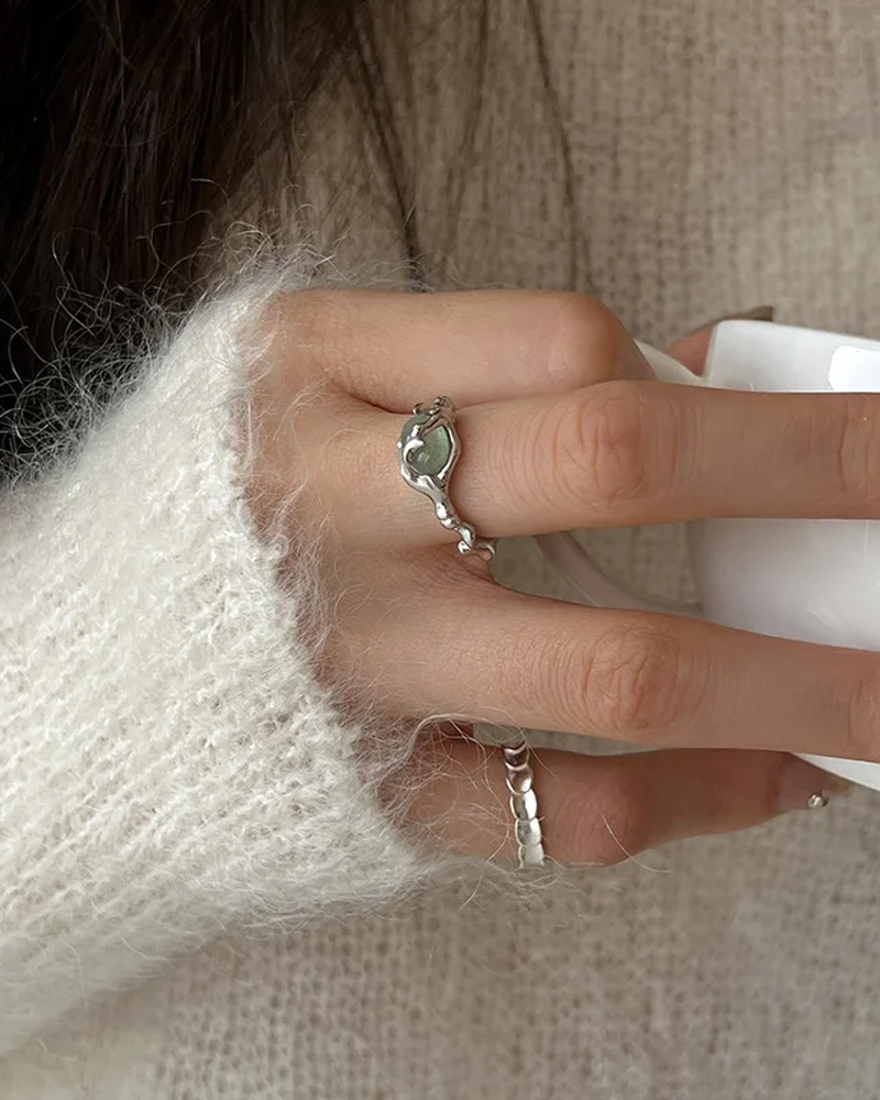 Jade Stone Ring