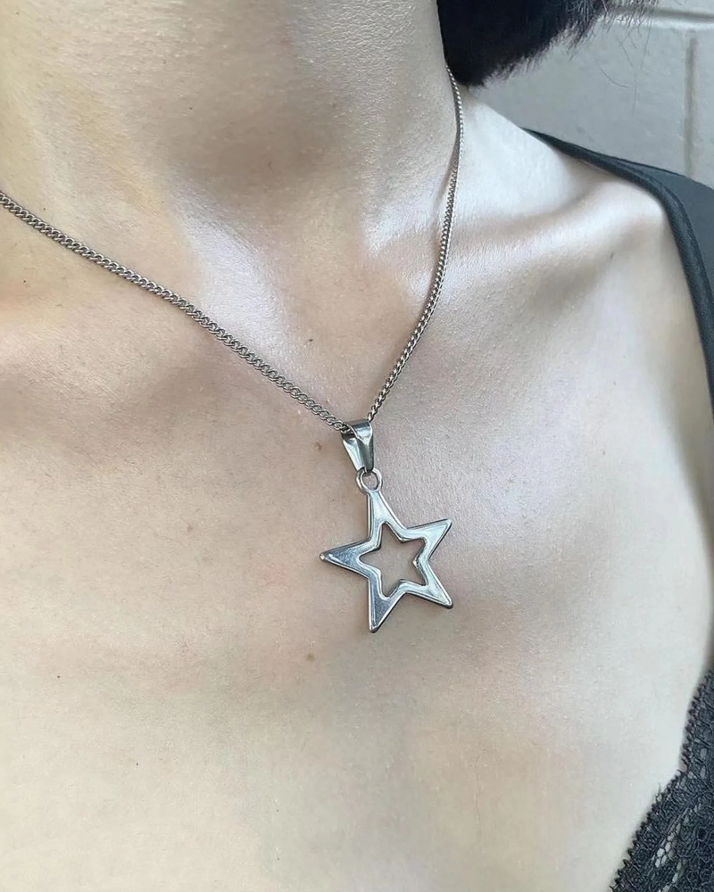 Star Necklace Y2K