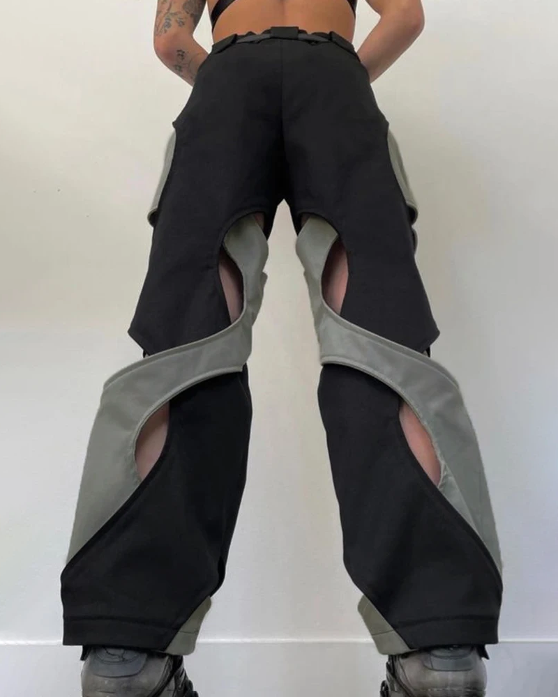 Black And Gray Sweatpants