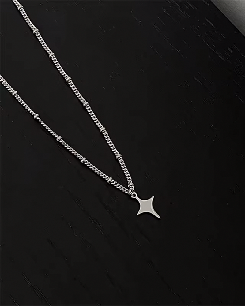 Y2K Star Necklace