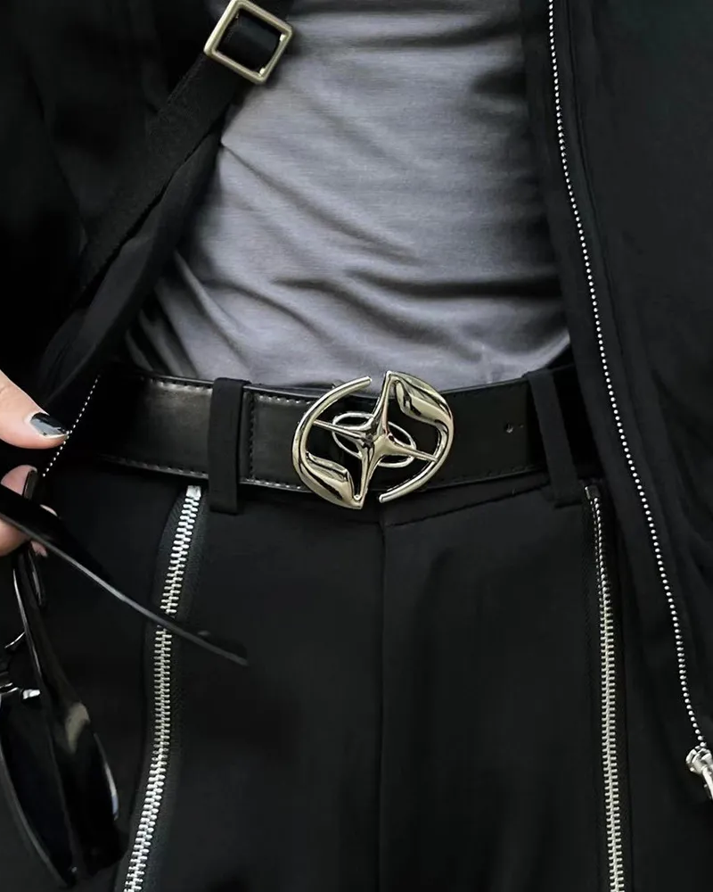 Belt With Star Buckle