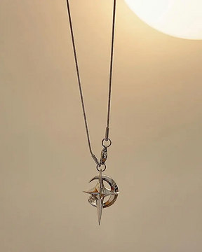 Moon And Star Necklace