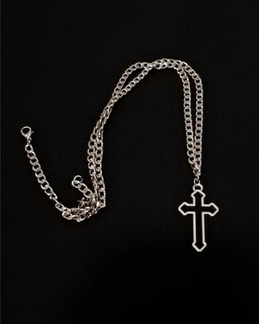 Hollow Cross Necklace